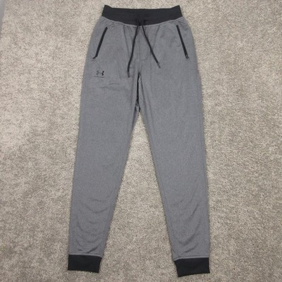 Under Armour Sweatpants Mens Small Gray Joggers Athletic Gym Running Walk Sport