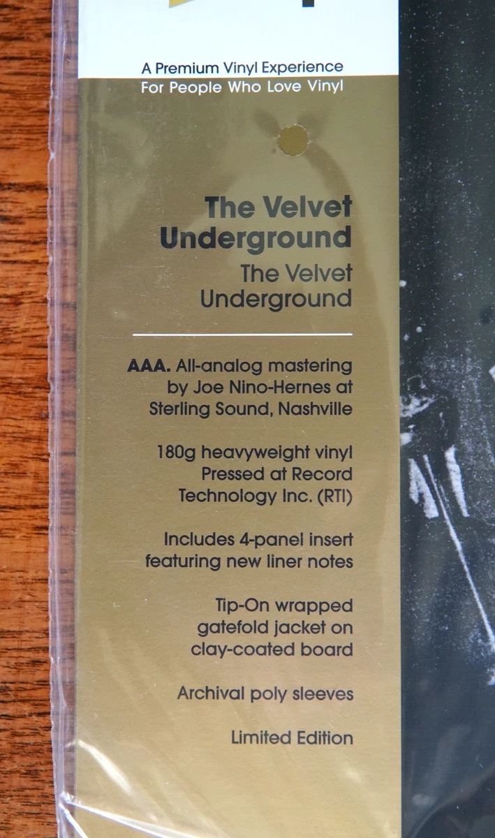 The VELVET UNDERGROUND Vinylphyle OOP *RARE MISPRESS*  NEW/SEALED!