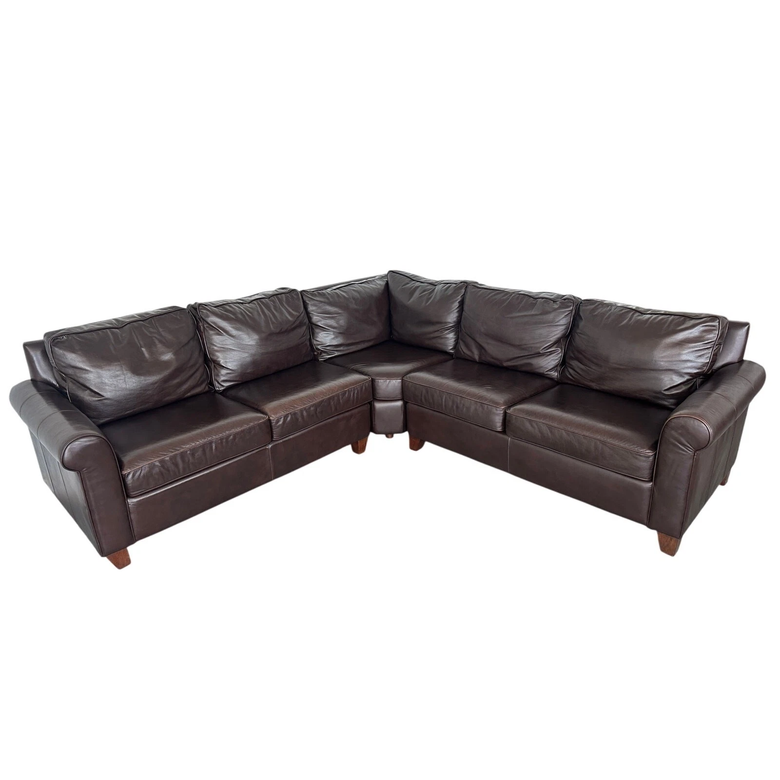 PB Comfort Roll Arm Slipcovered Chaise Sectional