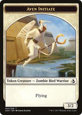 Aven Initiate // Snake Double-Sided Token #3 // 23 (MP) Amonkhet AKH Magic MTG