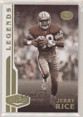 2020 Panini Plates & Patches Legends 36/70 Jerry Rice #129 HOF 5w7