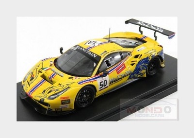 1:43 Looksmart Ferrari 488 Gt3 3.9L Turbo V8 Team Af Corse #50 Spa 2016 LSRC20 M