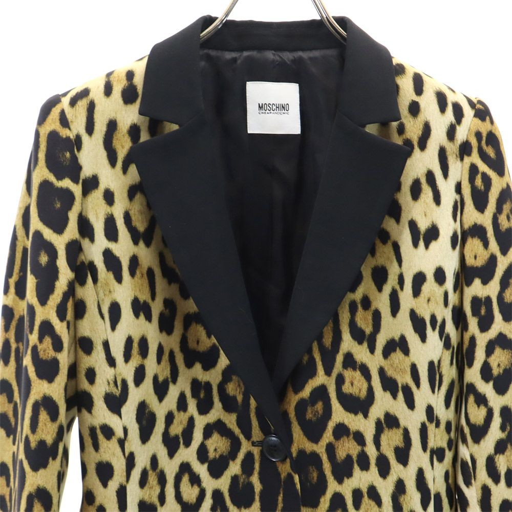 MOSCHINO Cheap and chic Leopard Pattern tailored … - image 4