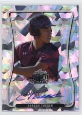 2020 Leaf Metal Draft Portrait Silver Crystals Carson Tucker #BAP-CT1 Auto m4h