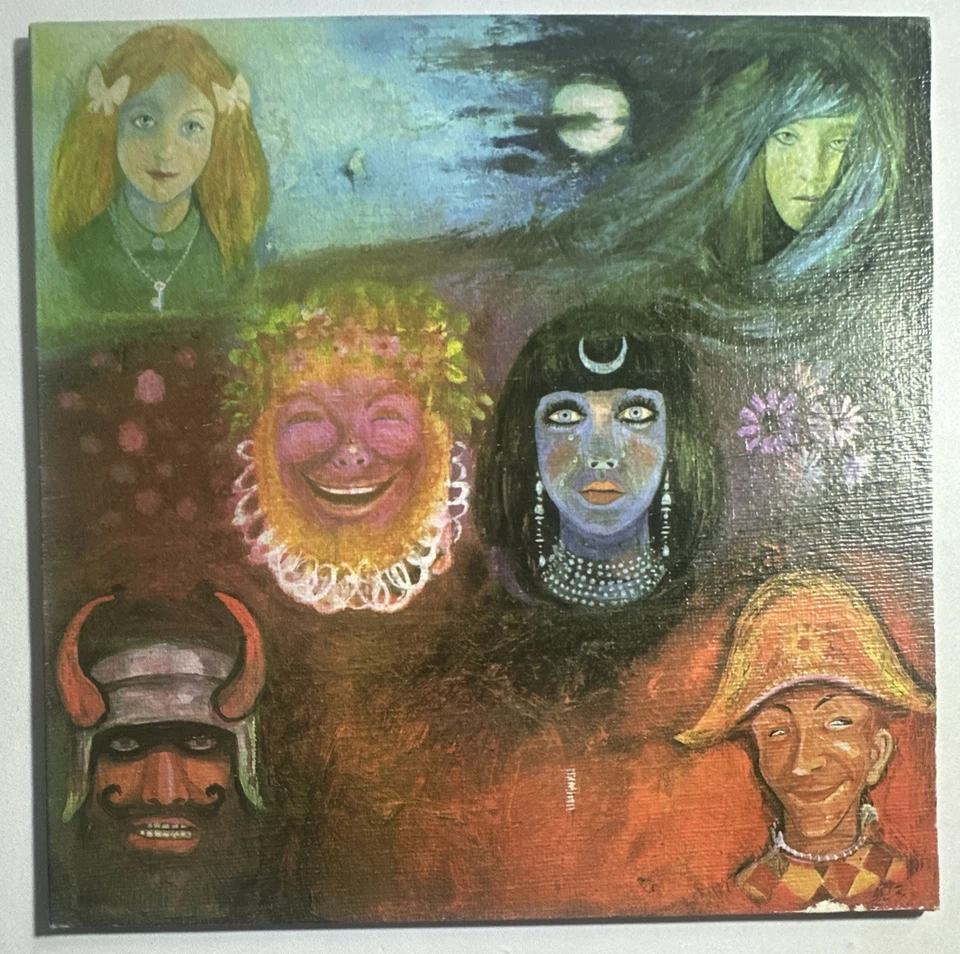 King Crimson In The Wake Of Poseidon Lp Vinyl Record A1/B1 Prog Textured Sleeve - Image 2 of 4