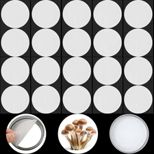 Yexiya 20 Pieces Synthetic Filter Paper Stickers 0.3 Filter Disc Wide Mouth P...