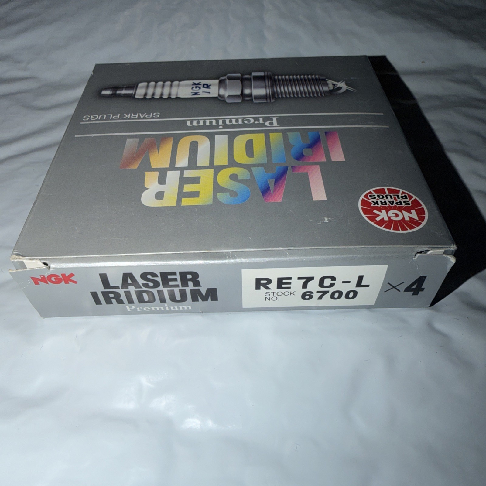 QTY 4 NGK 6700 RE7C-L Laser Iridium Spark Plug Fits 2004-2009 Mazda RX8