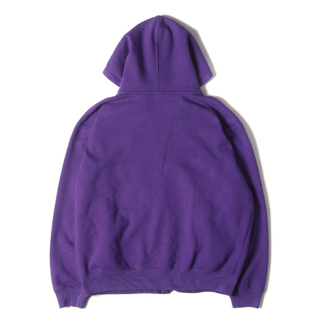 Supreme Hoodie Purple Sz: M 24SS Champion Arch Logo Zip Sweatshirt Used BEEG-0 thumbnail 2