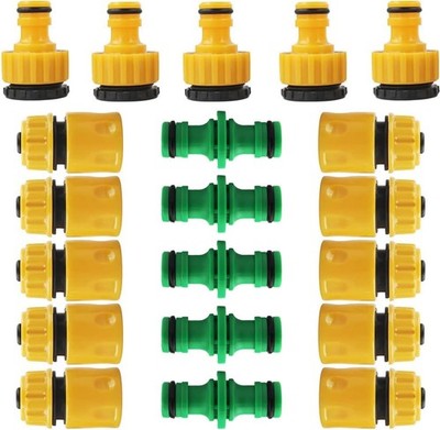 ATB-Foger 20 Piece Schlauchverbinder Set 5x 1/2 Zoll Schnellkupplung 10x 1/2