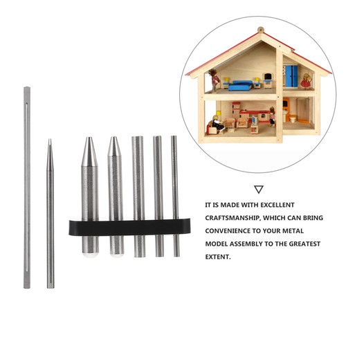 7pcs Metallo Puzzle Strumento Montaggio Metallo Fornisce Gioielli Fai da Te Kit - Foto 4 di 12