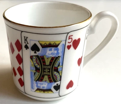 Tiffany & Co by Elizabethan Espresso Coffee Can / Demitasse Cup Playing Cards - Image 1 of 4