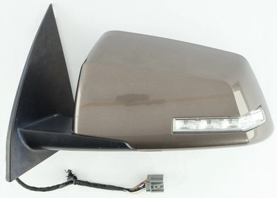 07-12 Acadia Outlook Traverse Heated Driver Side Mirror Turn Signal Medium Brown