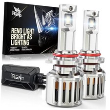 Bulbs Fog Lights Bulb White Light with Cooling Fan, Real 1:1 Size CANbus 9005
