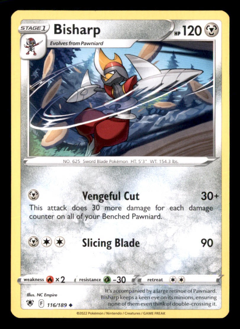 Bisharp 116/189 Astral Radiance Pokemon Near Mint NC Empire