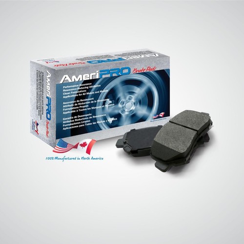 AmeriBRAKES Coated Front Disc Brake Rotors & Brake Pads FIts 07-2015 Mazda CX-9 - Picture 11 of 17