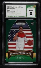2020 Panini Prizm Draft Picks Global Prospects Green LaMelo Ball #98 CSG 8 09r5