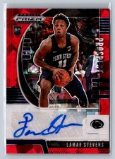 Lamar Stevens 2020 Panini Prizm Draft Picks #PA-LS Prospect Autographs Red Ice