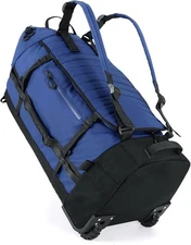 Rolling Duffle Bag with Wheels,86L 30”Folding Duffle Backpack with 2 Wheels