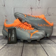Puma ULTRA 2.4 FG/AG Mens Soccer Cleats Diamond Silver 106698-01 Men s Size 7.5
