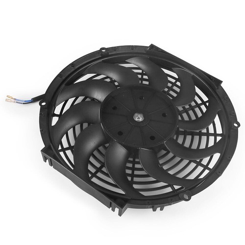 12Inch 12V 80W Car Air Conditioning Radiator Cooling Fan Blade Cool Mounting Kit - Picture 6 of 6