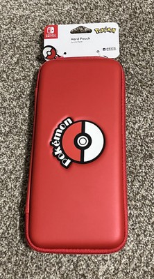 Hori Pokemon Red Carry Protective Hard Pouch Case Nintendo Switch NEW Rare HTF