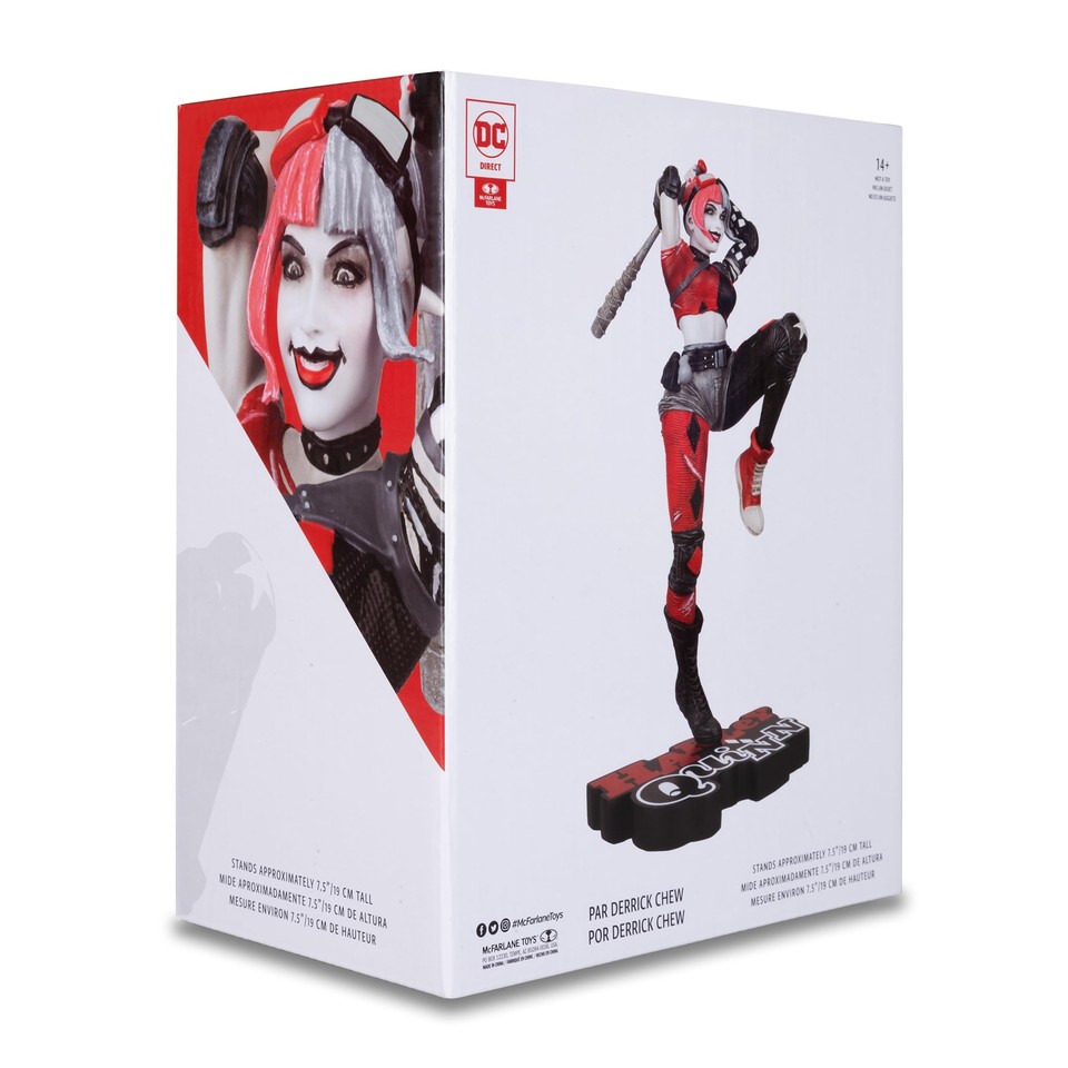  DC Direct Harley Quinn Red White & Black, Harley Quinn by Derrick