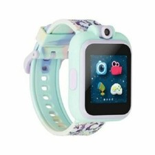 PlayZoom Kids Smart Watch with Mint Cat Print Strap - NEW