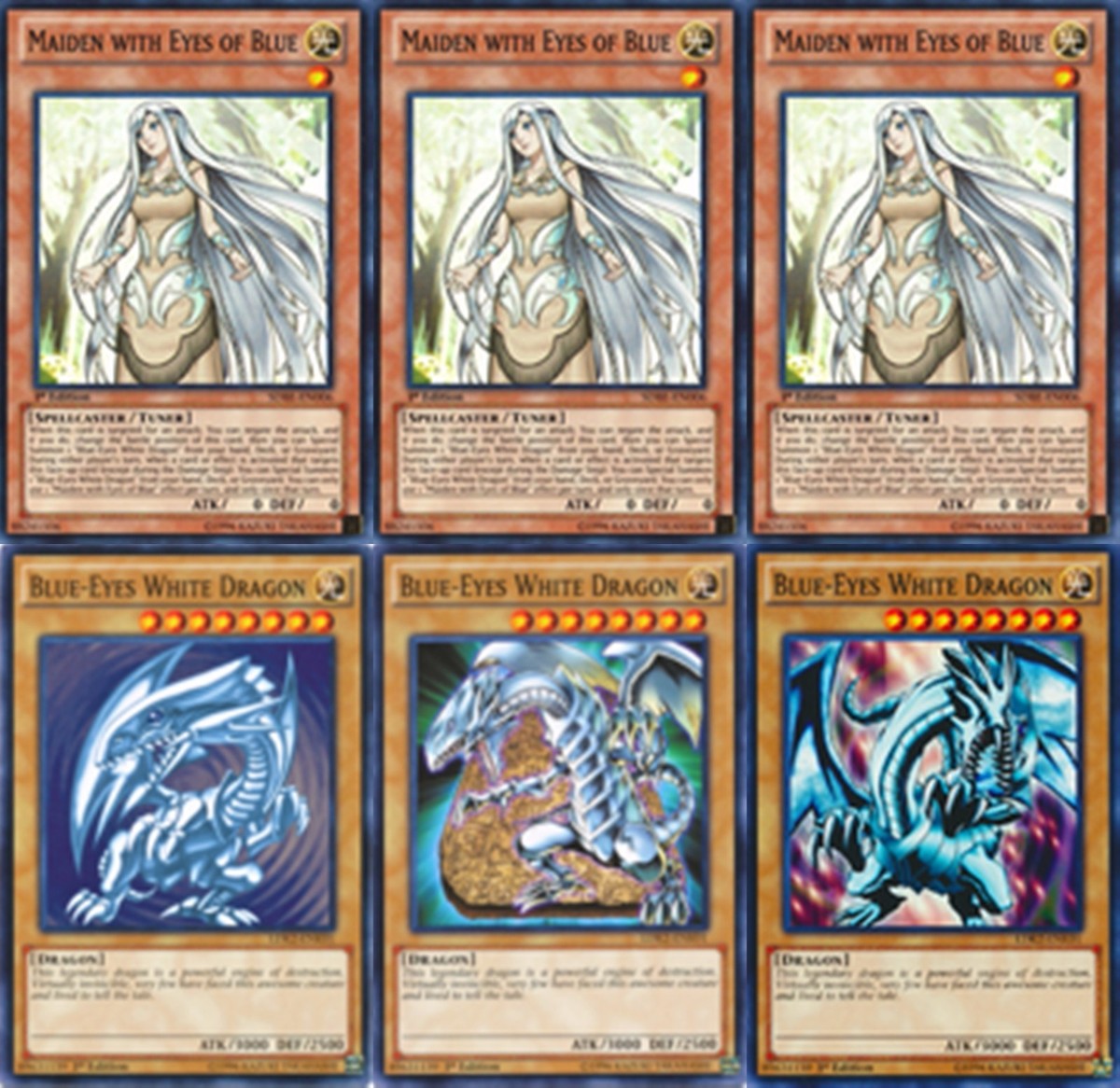 yugioh maiden with eyes of blue deck Eyes OF Blue EV 2.5 Elite Series Box XL Size (240 Card Count)