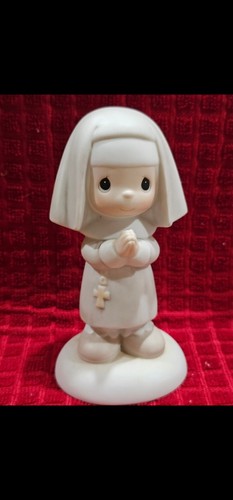 Precious Moments 1984 "12203" "Get Into The Habit Of Prayer"