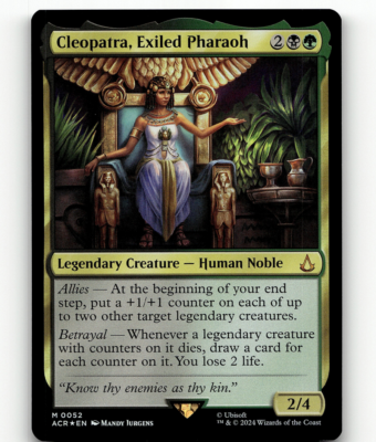 cleopatra mtg card Magic The Gathering - Universes Beyond - Assassin's Creed