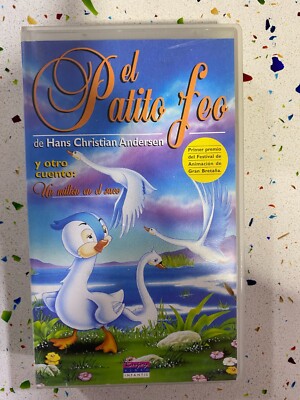 EL PATITO FEO + UN MILLON EN EL  SACO VHS CINTA TAPE