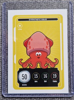 Symphatetic Squid Core Veefriends 2 Compete And Collect Trading Card Zerocool 
