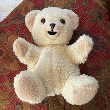 Vintage Snuggle Fabric Softener Hand Puppet Teddy Bear 1986 Russ Lever Bros