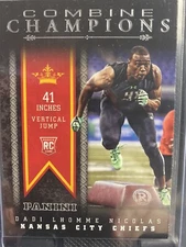 2016 Panini - Combine Champions #19 Dadi Lhomme Nicolas