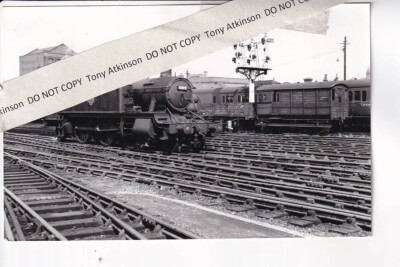 B.R. - EX GWR - 2-6-2T - NR. 8109 @ B/HAM SNOW HILL - VINTAGE PHOTO - # L17284