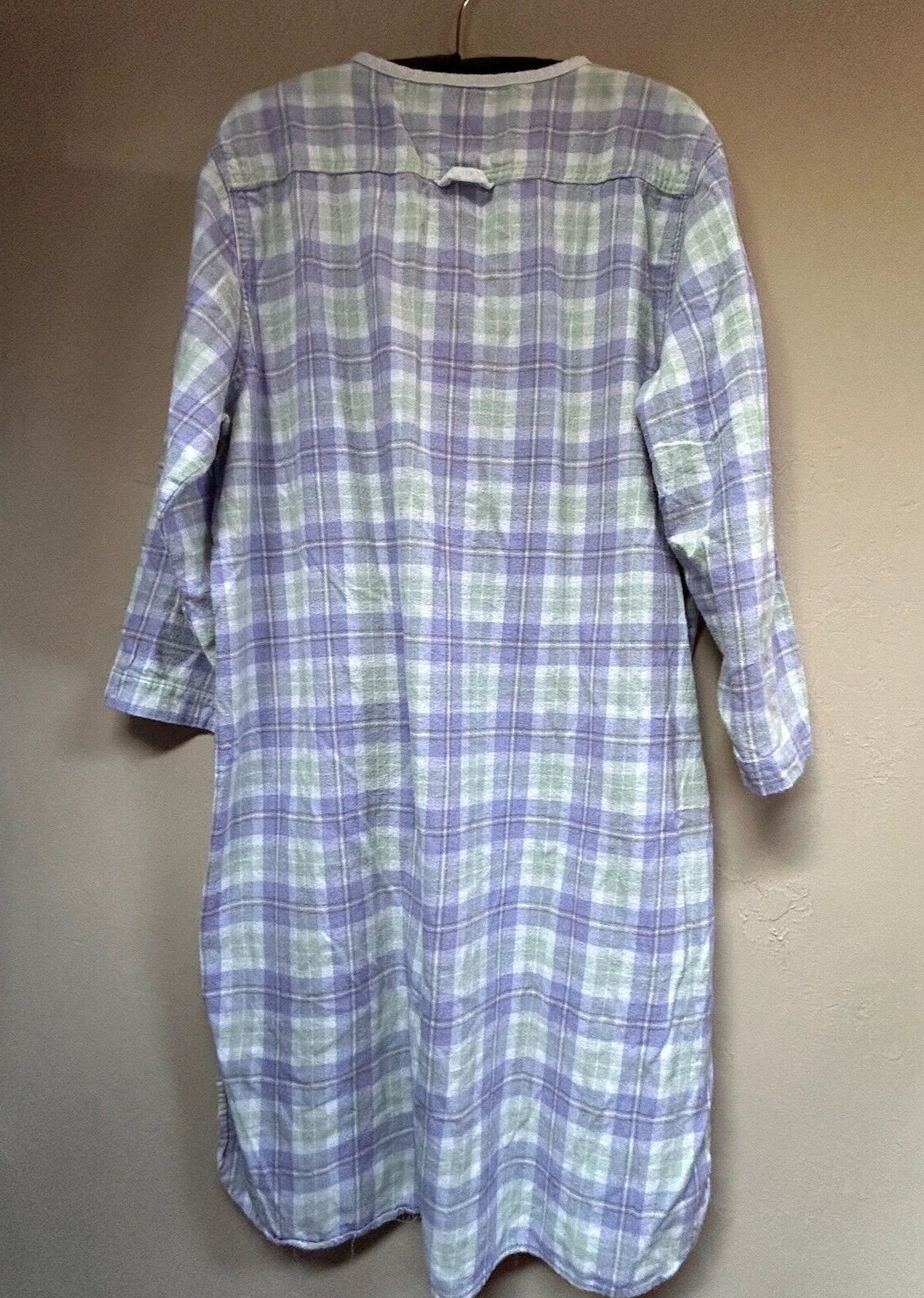 UNDERCOVER Abito piccolo vintage Victoria's Secret autentico country cotone quadri flanella