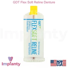 Dental Flex Soft Reline Tissue Cushioning Renewing Denture Professional