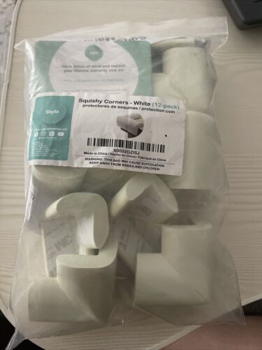 New Squishy Corners in White Babyproofing-12 count - 第 1/4 張圖片