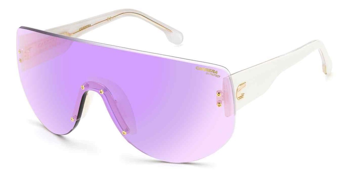 NEW Carrera CA FLAGLAB12 Sunglasses 02UC VLT WH 100 