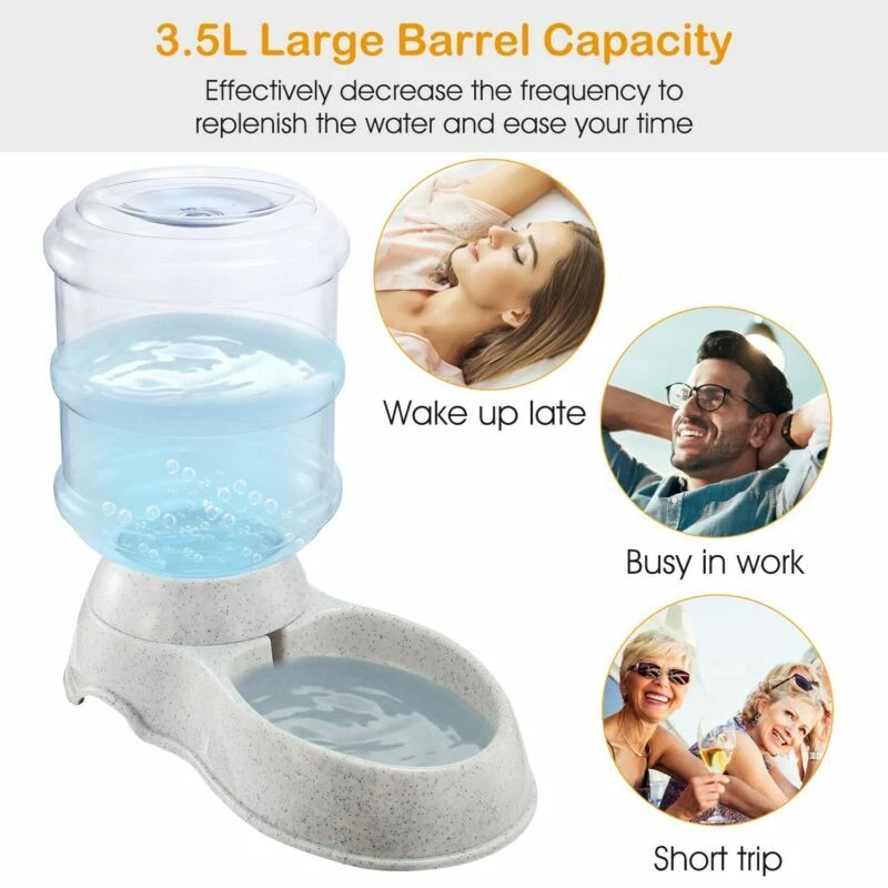 Dispensador de agua automático para perros de 1 galón para gatos mascotas Foto 3 de 4