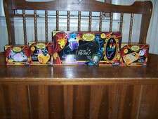The Amazing Zhus 4 NIB Toy Lot High Wire Cereal Box Circus Ball Abra Stunt Pet