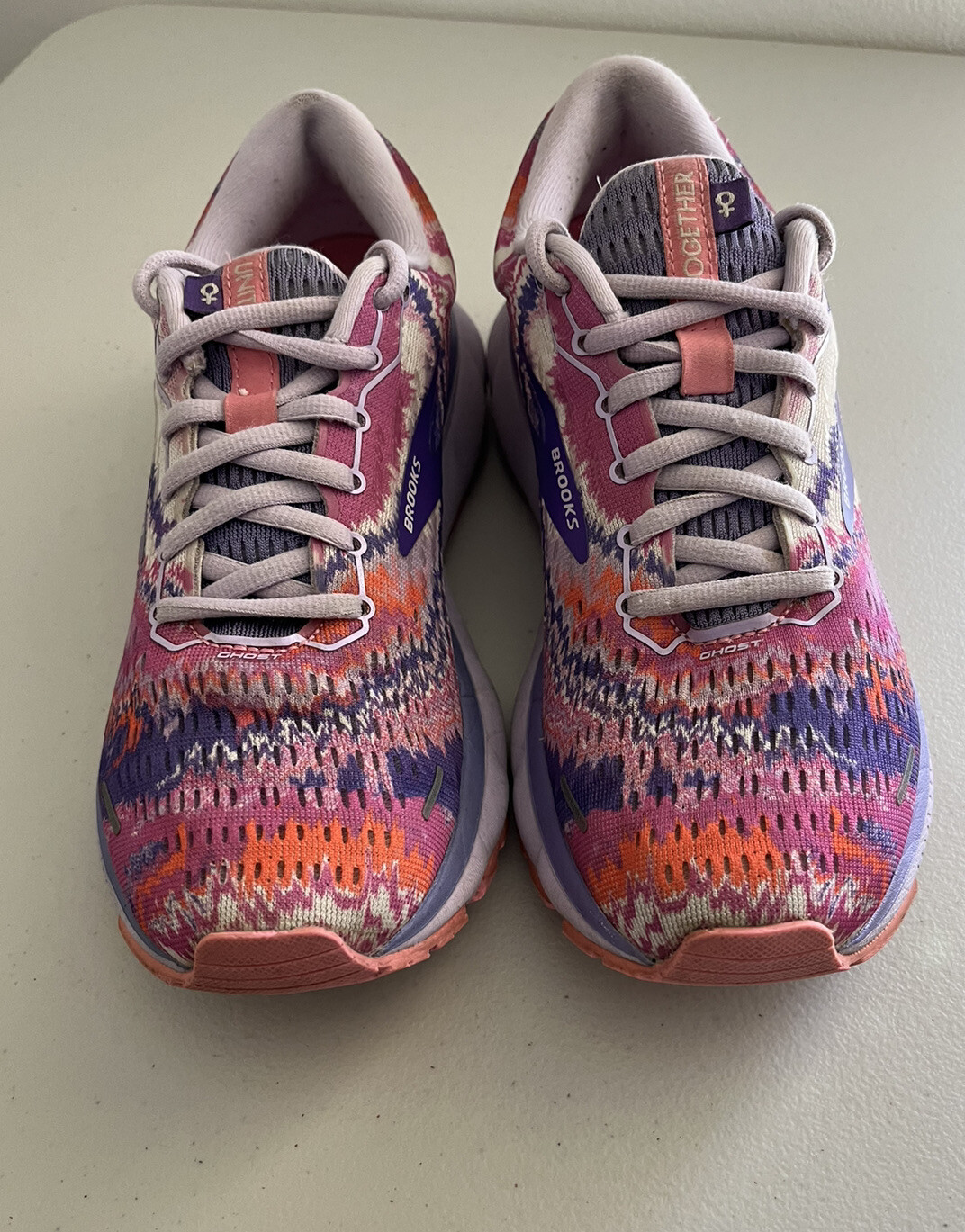 Brooks Ghost 13 Empower Unity Tie Dye Running Shoes W… Gem