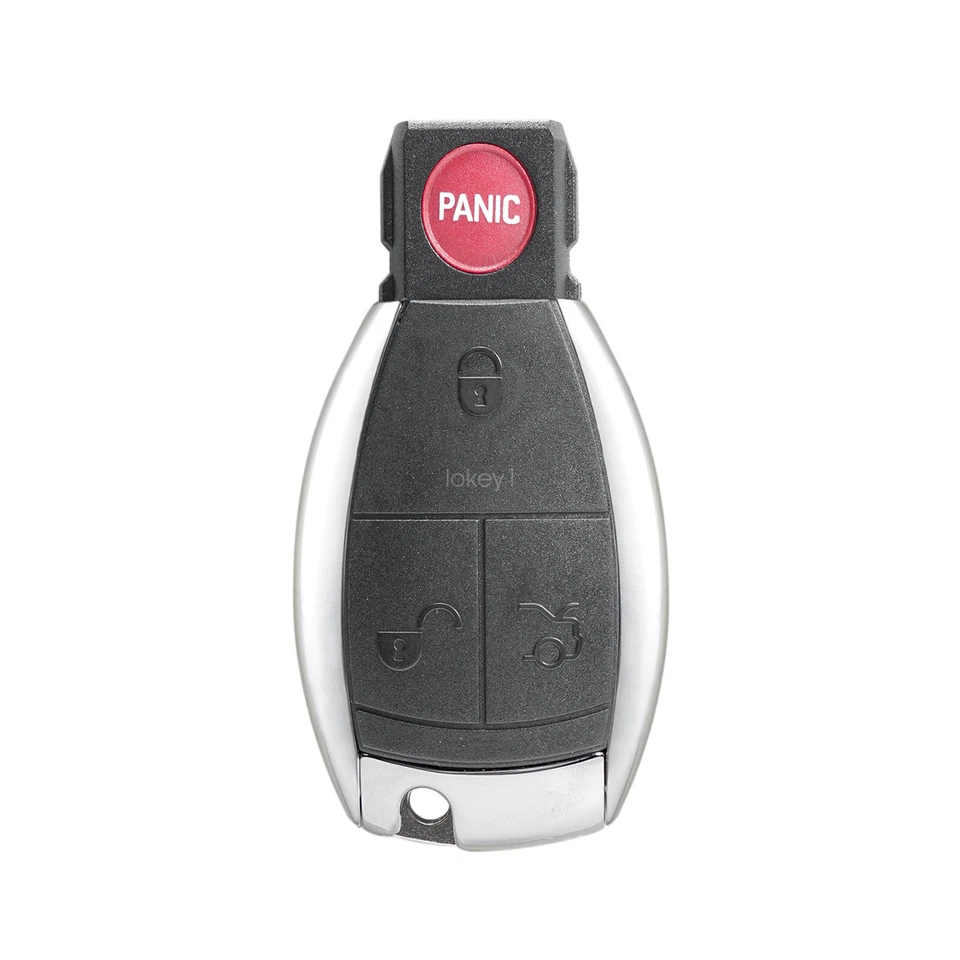 2 Para Mercedes Benz E C R CL GL SLK AMG Control Remoto Inteligente Llavero Carcasa Estuche En Blanco Foto 3 de 4