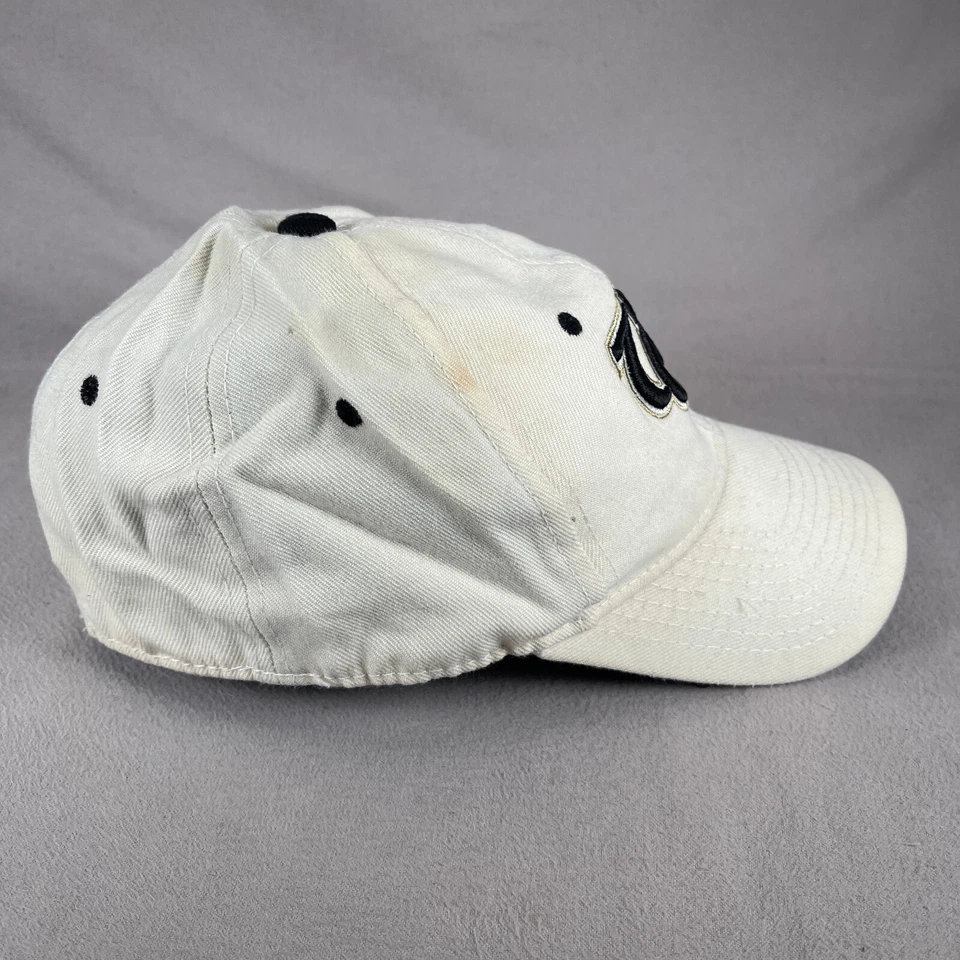 Sombrero de Caballeros UCF Para Hombres Ajustado 7 3/8 Blanco Gorra con Correa Zephyr Z Sombrero NCAA Universidad Foto 4 de 4