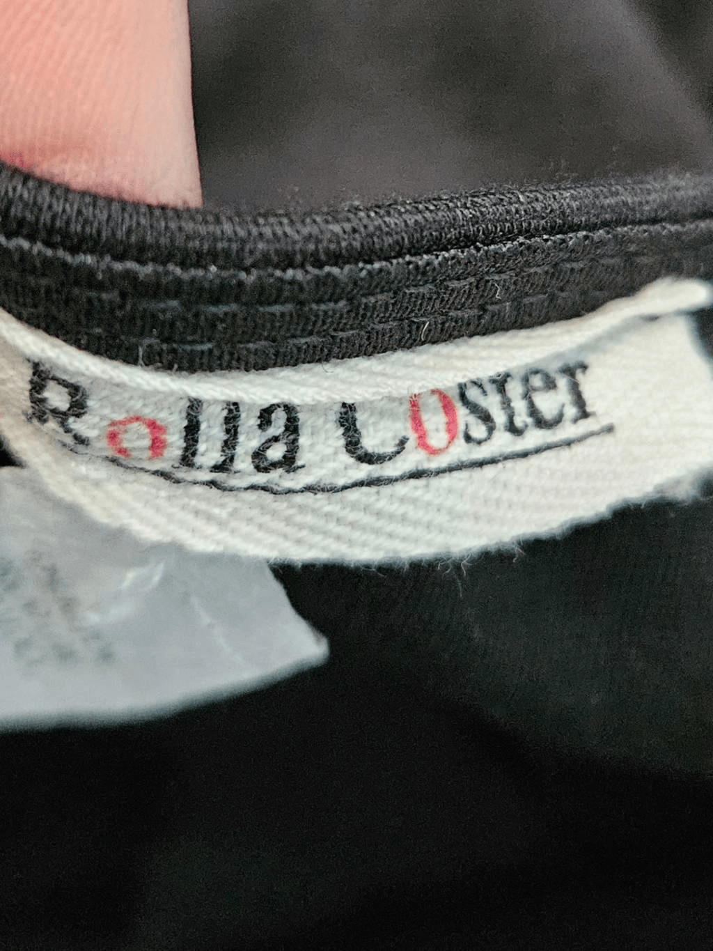 Rolla Coaster Black Cropped Wideleg Jumpsuit Size… - image 9
