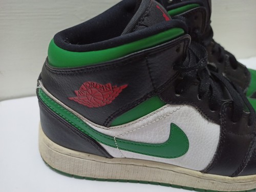 Nike Jordan 1 Mid SE Pine Green UK Size 4.5 554724-067 2019 - Picture 2 of 10
