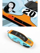 Gulf Racing 20 Key Cover Case Fob for Porsche Macan Cayenne Panamera Boxster 911