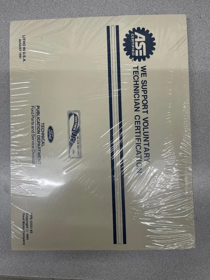 Ford Mustang 1992 diagramas de cableado eléctrico taller de servicio manual de reparación NUEVO Foto 2 de 4