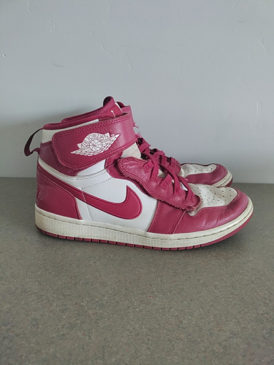 Nike Air Jordan 1 High FlyEase CQ3835-601 Men's 8 Cardinal Red White Retro  | eBay