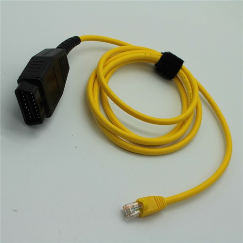 Cable Ethernet de interfaz E-SYS ENET OBD2 de stock de EE. UU. ICOM para serie F B*W - Imagen 5 de 5